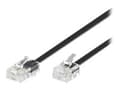 Miniatyrbild 1 av 5: MicroConnect Modular - Nätverkskabel - RJ-11 (hane) till RJ-45 (hane) - 1 m - svart