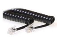 MicroConnect - Telefonkabel - RJ-10 (hane) till RJ-10 (hane) - 1.5 m - svart