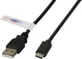 Miniatyrbild 2 av 4: EFB Elektronik K5258SW.2, 2 m, USB A, USB C, USB 2.0, 0,48 Gbit/s, Svart