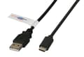 Miniatyrbild 1 av 4: EFB Elektronik K5258SW.2, 2 m, USB A, USB C, USB 2.0, 0,48 Gbit/s, Svart