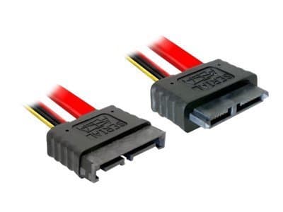 Delock SATA Slimline cable - SATA-kabel - Slimline SATA (hann) til Slimline SATA (hunn) - 30 cm