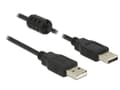 Miniatyrbild 2 av 2: Delock - USB-kabel - USB (hane) till USB (hane) - USB 2.0 - 1.5 m - svart