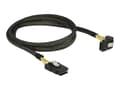 Miniatyrbild 1 av 2: Delock - Intern SAS-kabel - SAS 6Gbit/s - mini-SAS (SFF-8087) (hane) till mini-SAS (SFF-8087) (hane) - 1 m - 90° kontakt
