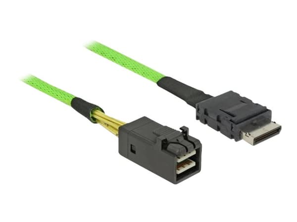 DeLOCK OCuLink - ATA/SAS-kabel - SAS 12Gbit/s - 4i MiniLink SAS (SFF-8611) (hann) til Mini SAS HD (SFF-8643) (hann) - 50 cm