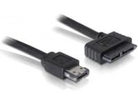 DeLOCK Cable eSATAp / Slimline SATA13pin, 1m, 1 m, eSATAp, Musta