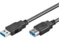Miniatyrbild 4 av 5: MicroConnect USB 3.0 - USB-förlängningskabel - USB typ A (hona) till USB typ A (hane) - USB 3.0 - 5 m - svart