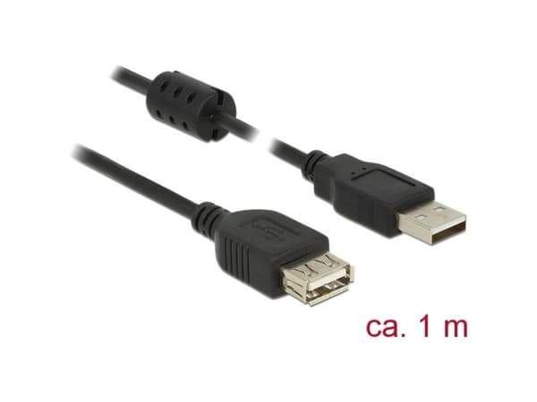 DeLOCK - USB forlængerkabel - USB (han) til USB (hun) - USB 2.0 - 1 m - lajittelu