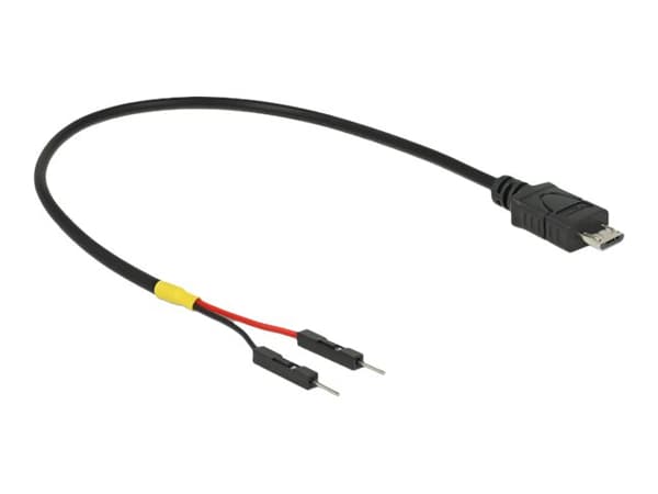 DeLOCK 85407, 0,2 m, Mini-USB B, Musta