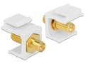 Miniatyrbilde 4 av 5: Delock Keystone module - Modulinnlegg - RP-SMA - hvit