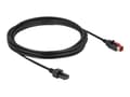 Miniatyrbild 2 av 5: Delock - USB-kabel med egen strömförsörjning - USB PlusPower (24 V) (hane) till 4-stifts mini-DIN (hane) - 24 V - 4 m - svart