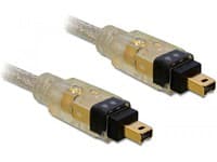 DeLOCK - IEEE 1394-kabel - 4-PIN FireWire (han) til 4-PIN FireWire (han) - 2 m