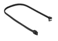 Miniatyrbilde 3 av 4: Sharkoon - SATA-kabel - Serial ATA 150/300/600 - SATA (hunn) til SATA (hunn) - 45 cm - 90°-kontakt, låst - svart