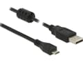 Miniatyrbild 3 av 4: Delock - USB-kabel - USB (hane) till mikro-USB typ B (hane) - USB 2.0 - 3 m - svart