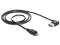 Miniatyrbild 3 av 5: Delock EASY-USB - USB-kabel - mikro-USB typ B (hane) till USB (hane) - 3 m - 90° kontakt - svart