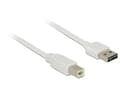 Miniatyrbild 2 av 3: Delock Easy - USB-kabel - USB (hane) vändbar till USB typ B (hane) - USB 2.0 - 1 m - vit
