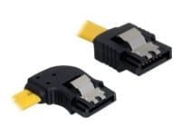 Delock Cable SATA - SATA-kabel - Serial ATA 150/300/600 - SATA (hona) till SATA (hona) - 50 cm - sprintlåsning, vänstervinklad kontakt, rak kontakt -