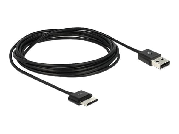 Delock - Strøm/data-kabel - USB (hann) til ASUS 36-pin connector (hann) - 1 m - svart - for ASUS Transformer Pad TF701T; Vivo Tab TF810C; VivoTab RT