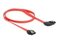 DeLOCK 83969, 0,5 m, SATA 7-pin, SATA 7-pin, Uros/uros, Musta, Punainen, Suora