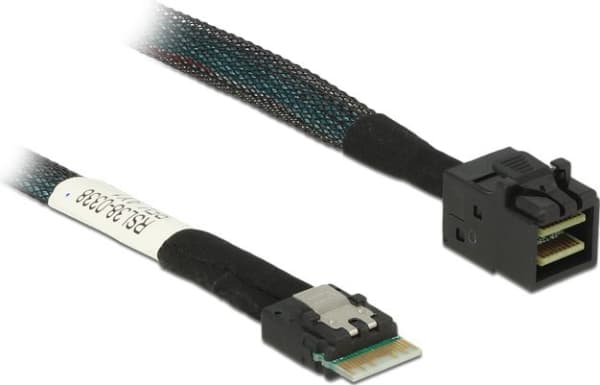 Delock - SAS intern kabel - SAS 12Gbit/s - 4i Slim SAS (hann) til 4 x Mini SAS HD (SFF-8643) (hann) - 50 cm