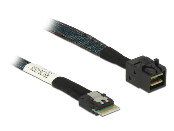 Delock - SAS intern kabel - SAS 12Gbit/s - 4i Slim SAS (hann) til 4 x Mini SAS HD (SFF-8643) (hann) - 50 cm