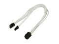 Miniatyrbilde 2 av 4: Nanoxia - Strømadapter - 8-pins PCIe-strøm (6+2) (hunn) til 6-pins PCIe-strøm (hann) - 30 cm - låst - hvit