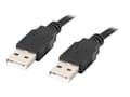 Pikkukuva 1 / 5: Lanberg - USB-kaapeli - USB (uros) - USB (uros) - USB 2.0 - 1,8 m - musta