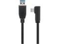 Miniatyrbild 5 av 5: MicroConnect - USB-kabel - USB typ A (hane) rak till 24 pin USB-C (hane) vinklad - USB 3.2 Gen 1 - 50 cm - svart