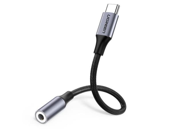 Ugreen 30632, Sort, USB C, 3.5mm, Hankjønn, Hunkjønn