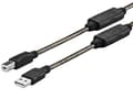 Miniatyrbild 3 av 5: VivoLink - USB-kabel - USB (hane) till USB typ B (hane) - USB 2.0 - 15 m - aktiv