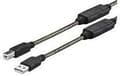 Miniatyrbild 5 av 5: VivoLink - USB-kabel - USB (hane) till USB typ B (hane) - USB 2.0 - 15 m - aktiv