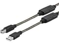 Miniatyrbild 2 av 5: VivoLink - USB-kabel - USB (hane) till USB typ B (hane) - USB 2.0 - 15 m - aktiv
