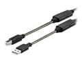 Miniatyrbild 1 av 5: VivoLink - USB-kabel - USB (hane) till USB typ B (hane) - USB 2.0 - 15 m - aktiv