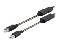 VivoLink - USB-kabel - USB (hane) till USB typ B (hane) - USB 2.0 - 15 m - aktiv