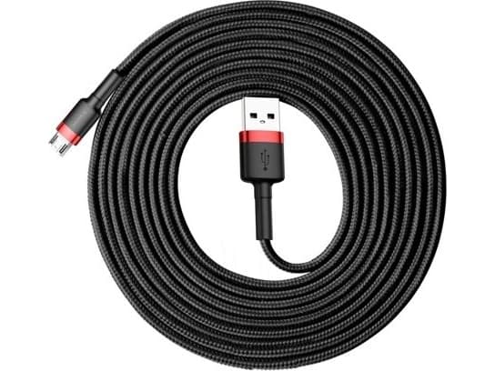 Baseus Cafule, 3 m, USB A, Micro-USB A, USB 2.0, Svart