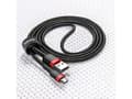 Miniatyrbild 1 av 5: Baseus Cafule, 3 m, USB A, Micro-USB A, USB 2.0, Svart
