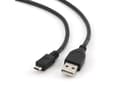 Miniatyrbild 5 av 5: Cablexpert - USB-kabel - mikro-USB typ B (hane) till USB (hane) - 3 m - formpressad - svart