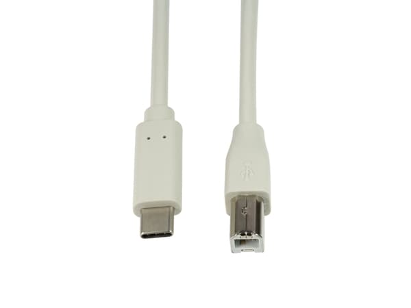 LogiLink CU0161, 2 m, USB C, USB B, USB 2.0, 0,48 Gbit/s, Grå