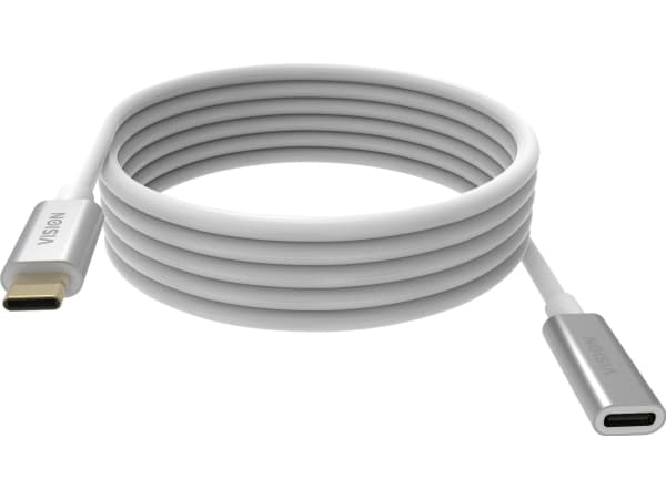 Vision Techconnect - USB-förlängningskabel - 24 pin USB-C (hane) till 24 pin USB-C (hona) - 2 m