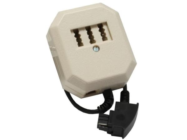 InLine 69905, 0,2 m, TAE (F), TAE (N) + RJ-11, Beige