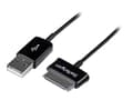 Miniatyrbilde 2 av 5: StarTech.com USB2SDC3M mobiltelefonkabel Sort 3 m USB A Samsung 30-pin