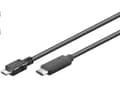 Miniatyrbild 2 av 2: PremiumCord ku31cb06bk, 0,6 m, USB C, Micro-USB B, USB 3.2 Gen 1 (3.1 Gen 1), 0,48 Gbit/s, Svart