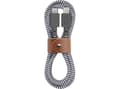 Miniatyrbild 3 av 3: Native Union BELT-KV-CL-ZEB-2, 1,2 m, Lightning, USB C, Hankoppling, Hankoppling, Svart, Vit