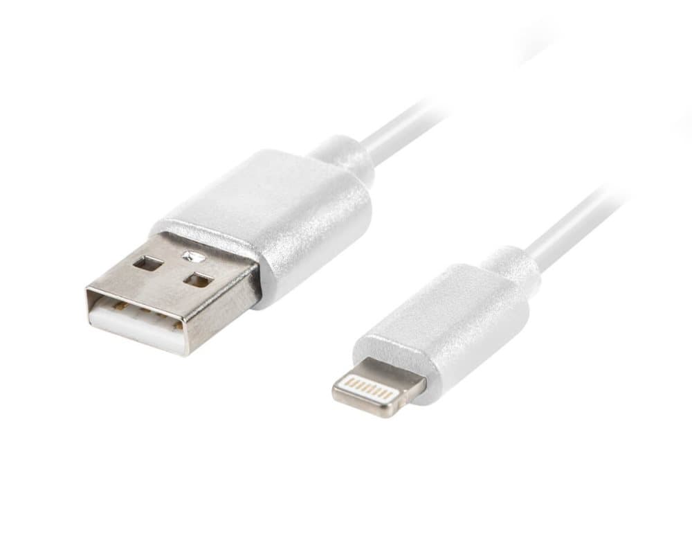 Lightningkabel Lightning til USB 3 Han Hvit