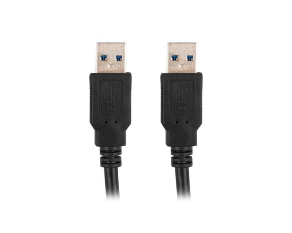 USB-A til USB-A 3.0 Kabel (h/h) Svart (1.8 Meter)