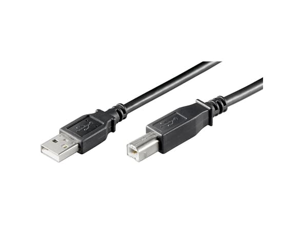 Goobay 68900, 1,8 m, USB A, USB B, USB 2.0, 0,48 Gbit/s, Svart