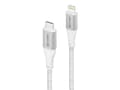 Pikkukuva 2 / 5: ALOGIC ULC8P1.5-SLV matkapuhelimen kaapeli Hopea 1,5 m USB C Lightning
