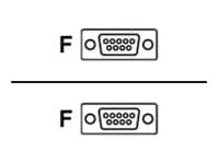 MicroConnect - Nollmodemkabel - DB-9 (hona) till DB-9 (hona) - 1.8 m