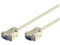 Miniatyrbild 4 av 5: MicroConnect - Seriell förlängningskabel - DB-9 (hane) till DB-9 (hona) - 5 m