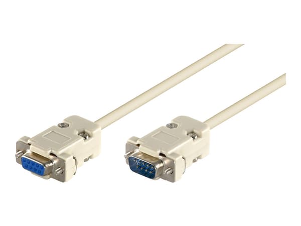 MicroConnect - Seriell förlängningskabel - DB-9 (hane) till DB-9 (hona) - 5 m