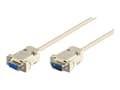 Miniatyrbild 2 av 5: MicroConnect - Seriell förlängningskabel - DB-9 (hane) till DB-9 (hona) - 5 m